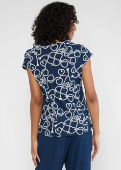 Damen Blutsgeschwister Tops|Rundhals|Shirt Breezy Flowgirl