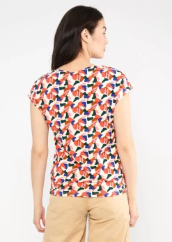 Damen Blutsgeschwister Tops|Rundhals|Shirt Breezy Flowgirl