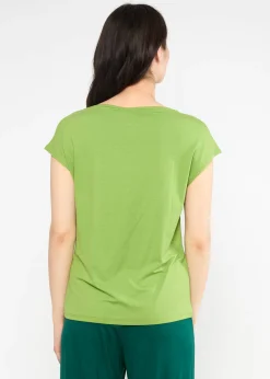Damen Blutsgeschwister Tops|Rundhals|Shirt Breezy Flowgirl
