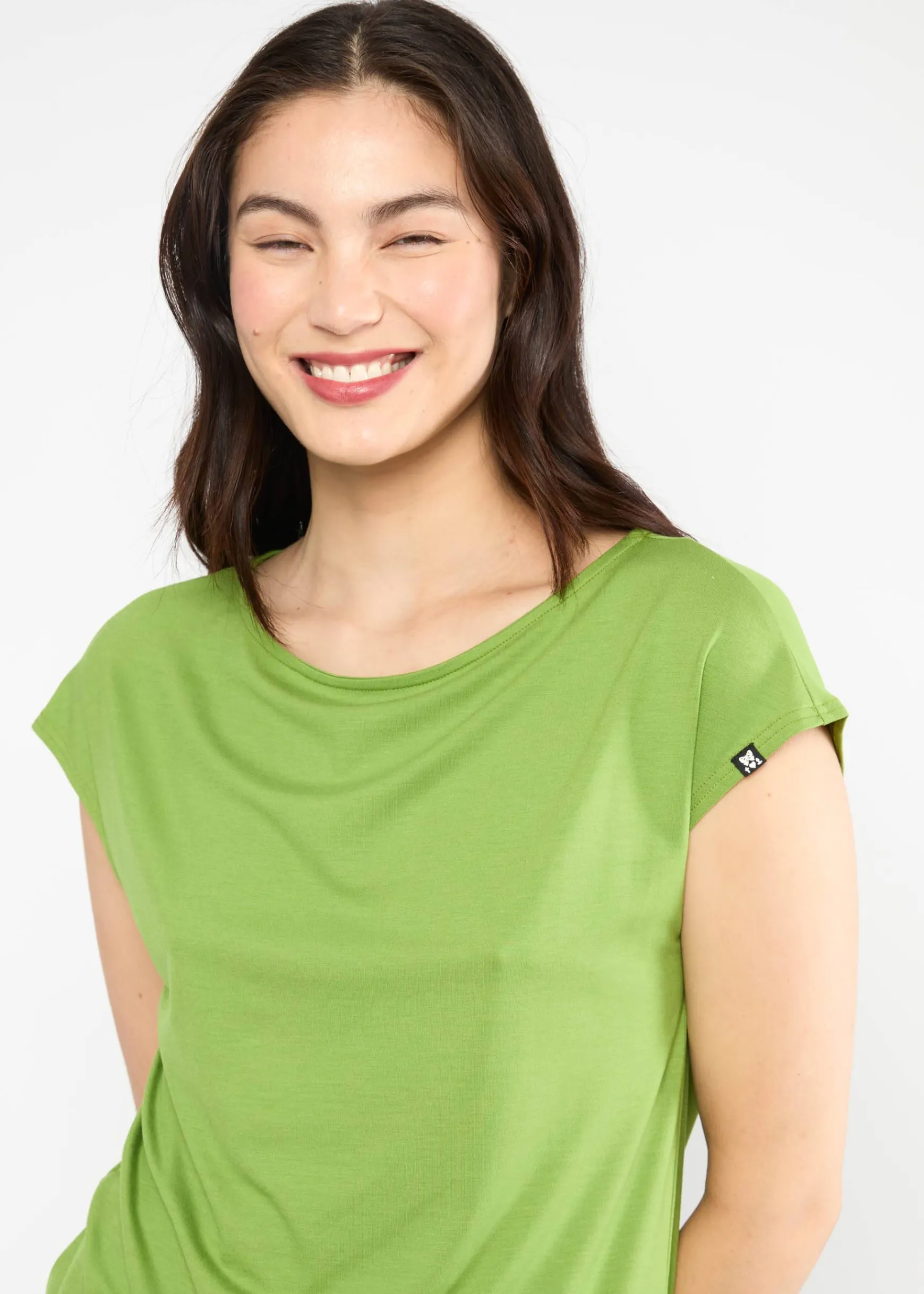 Damen Blutsgeschwister Tops|Rundhals|Shirt Breezy Flowgirl