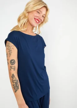 Damen Blutsgeschwister Tops|Rundhals|Shirt Breezy Flowgirl
