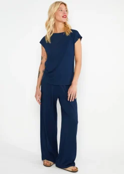 Damen Blutsgeschwister Tops|Rundhals|Shirt Breezy Flowgirl