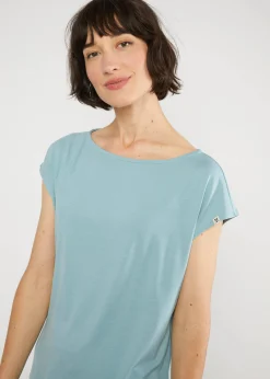 Damen Blutsgeschwister Tops|Rundhals|Shirt Breezy Flowgirl