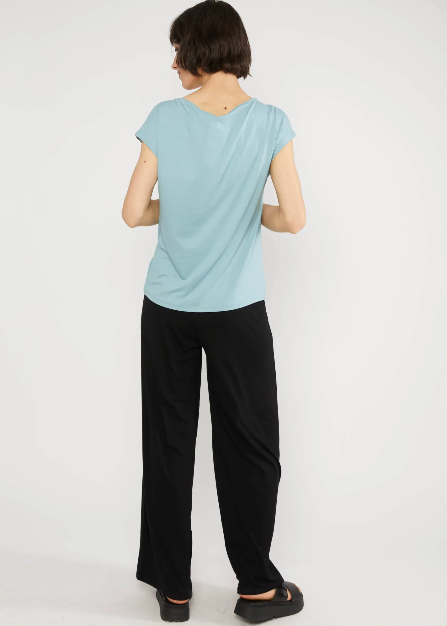 Damen Blutsgeschwister Tops|Rundhals|Shirt Breezy Flowgirl