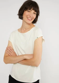 Damen Blutsgeschwister Tops|Rundhals|Shirt Breezy Flowgirl