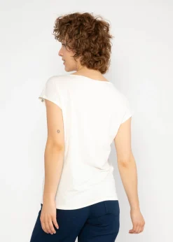 Damen Blutsgeschwister Tops|Rundhals|Shirt Breezy Flowgirl