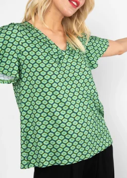 Damen Blutsgeschwister T-Shirts|V-Ausschnitt|Shirt Graceful Belle Air