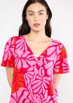 Damen Blutsgeschwister T-Shirts|V-Ausschnitt|Shirt Graceful Belle Air