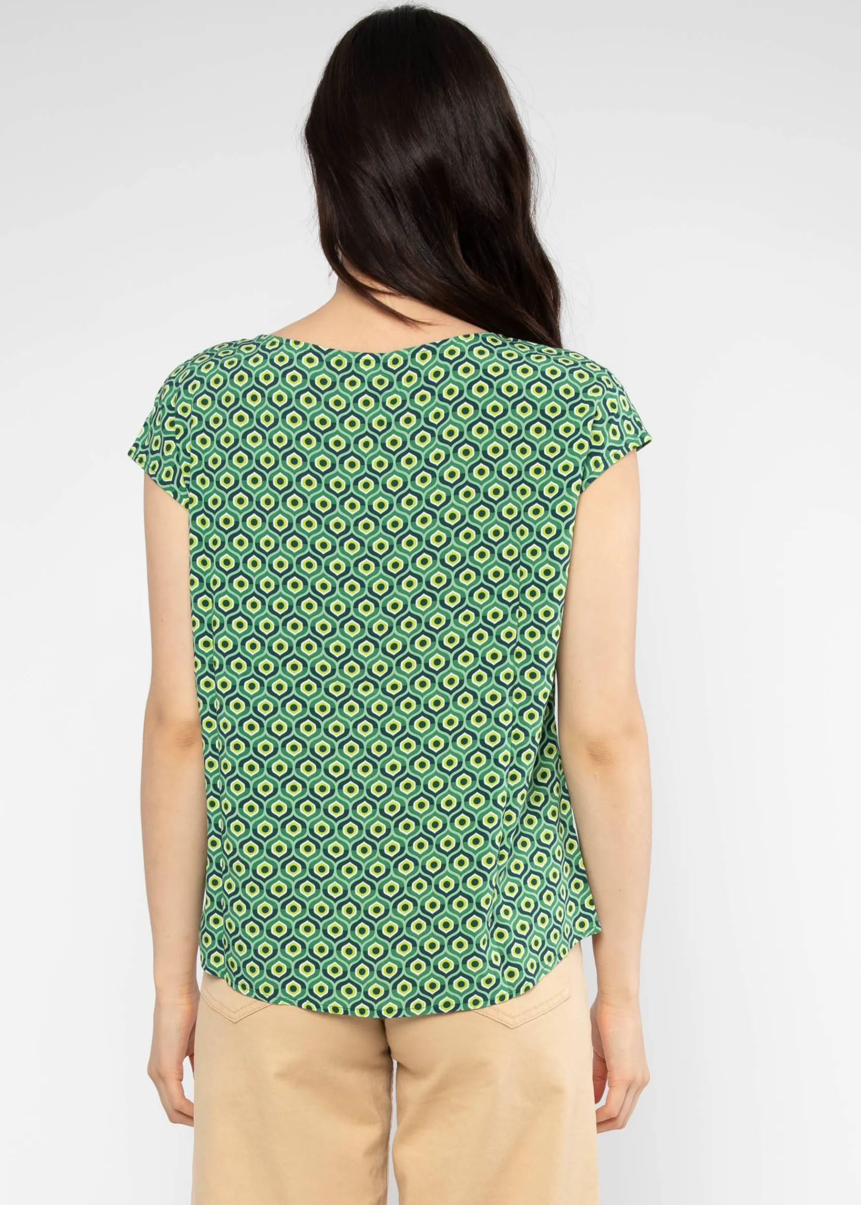 Damen Blutsgeschwister Tops|V-Ausschnitt|Shirt Liberty Maniac