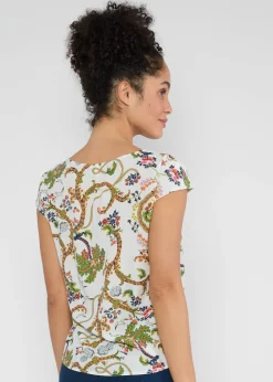 Damen Blutsgeschwister Tops|V-Ausschnitt|Shirt Liberty Maniac