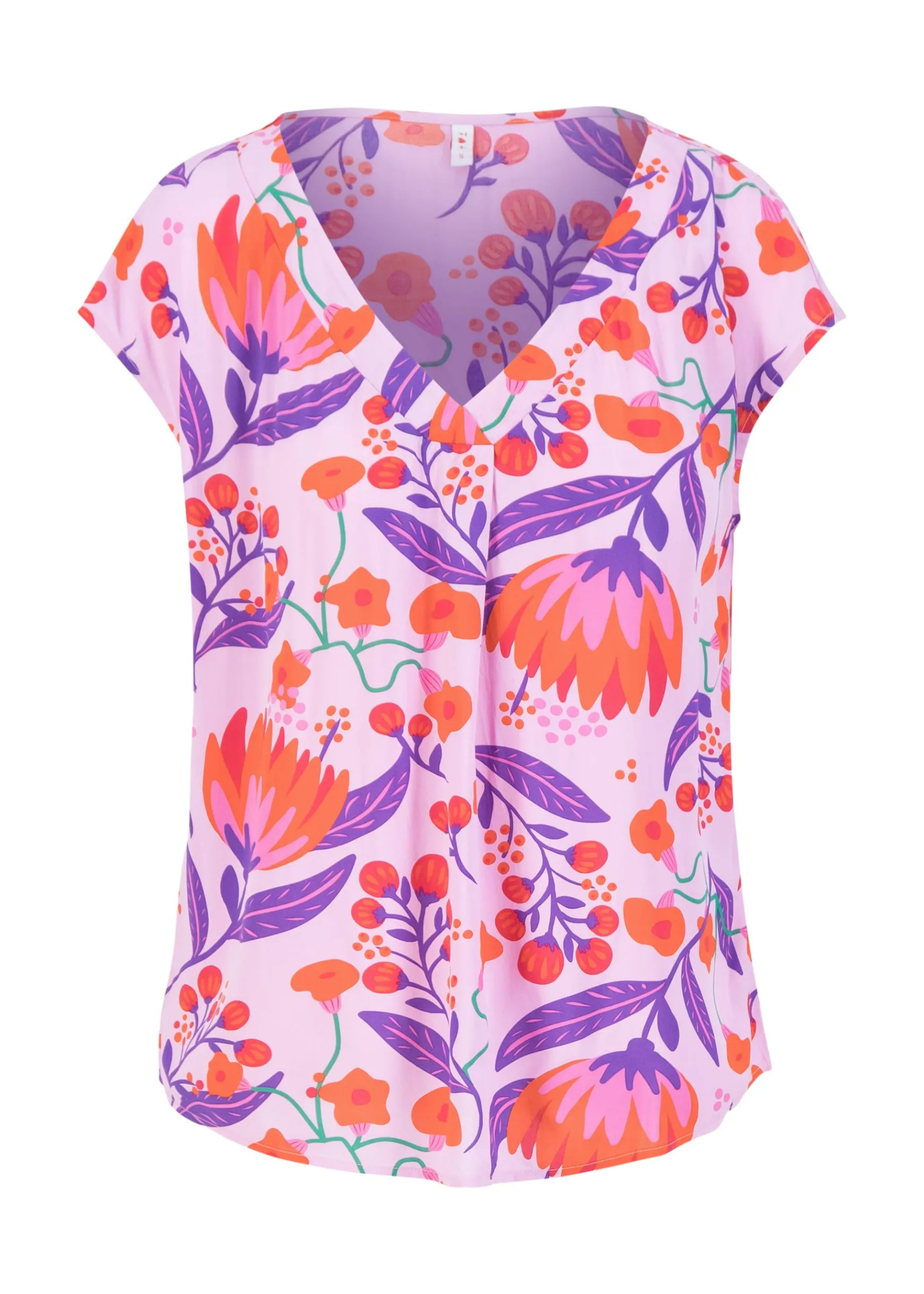 Damen Blutsgeschwister Tops|V-Ausschnitt|Shirt Liberty Maniac