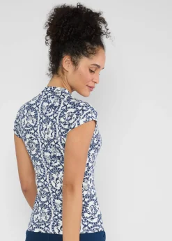 Damen Blutsgeschwister T-Shirts|V-Ausschnitt|Shirt Mon Cher Cache-Cu0153ur