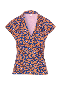 Damen Blutsgeschwister T-Shirts|V-Ausschnitt|Shirt Mon Cher Cache-Cu0153ur