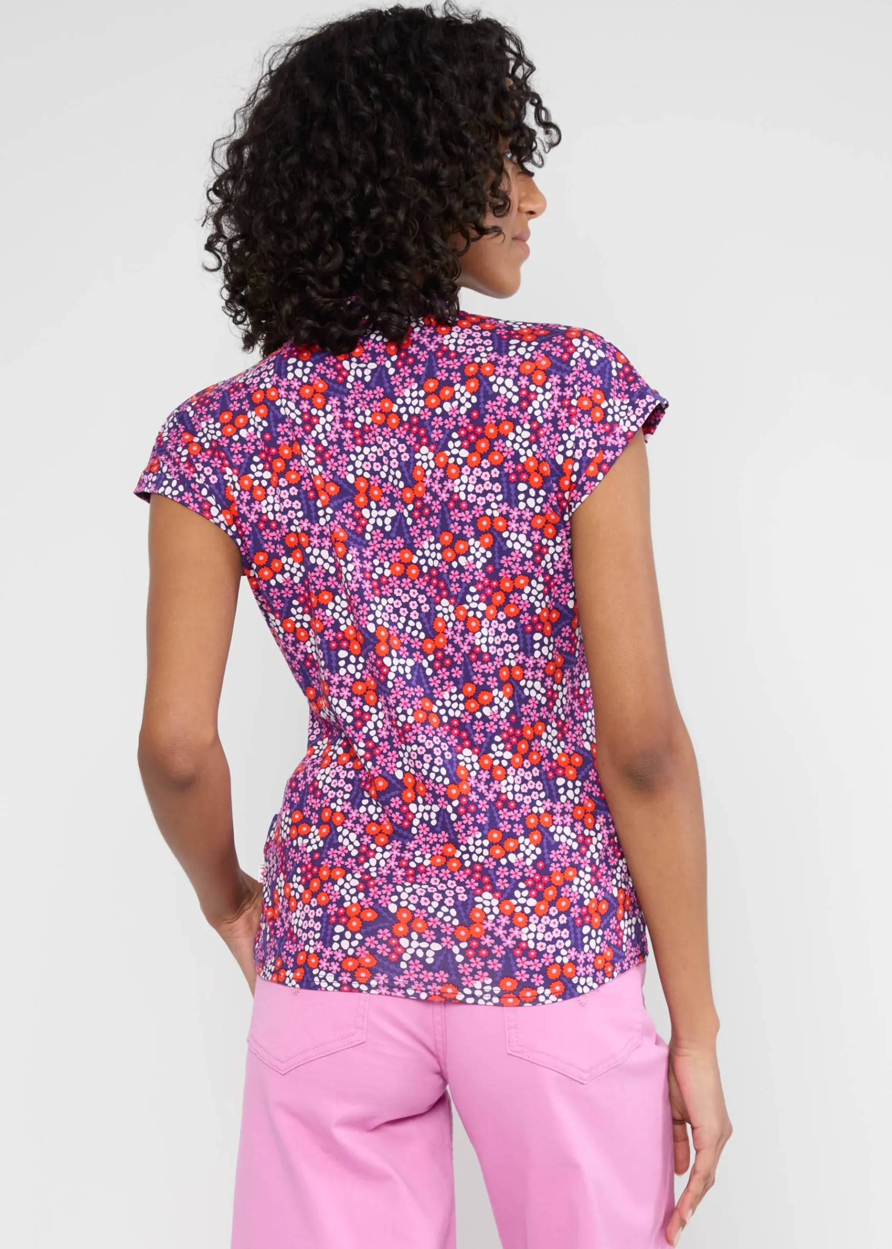 Damen Blutsgeschwister T-Shirts|V-Ausschnitt|Shirt Mon Cher Cache-Cu0153ur