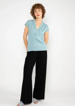 Damen Blutsgeschwister T-Shirts|V-Ausschnitt|Shirt Mon Cher Cache-Cu0153ur