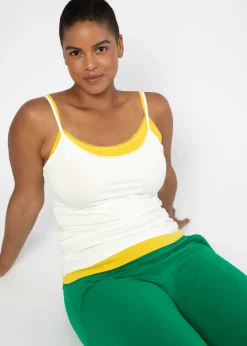 Damen Blutsgeschwister Tops|Rundhals|Sommer Top Pretty Spaghetti