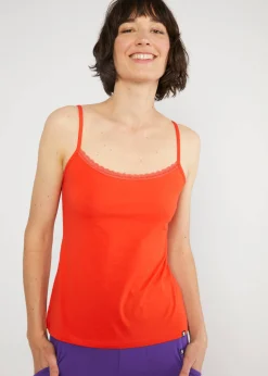Damen Blutsgeschwister Tops|Rundhals|Sommer Top Pretty Spaghetti