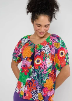 Damen Blutsgeschwister T-Shirts|Rundhals|Sommerbluse Magic Maiden