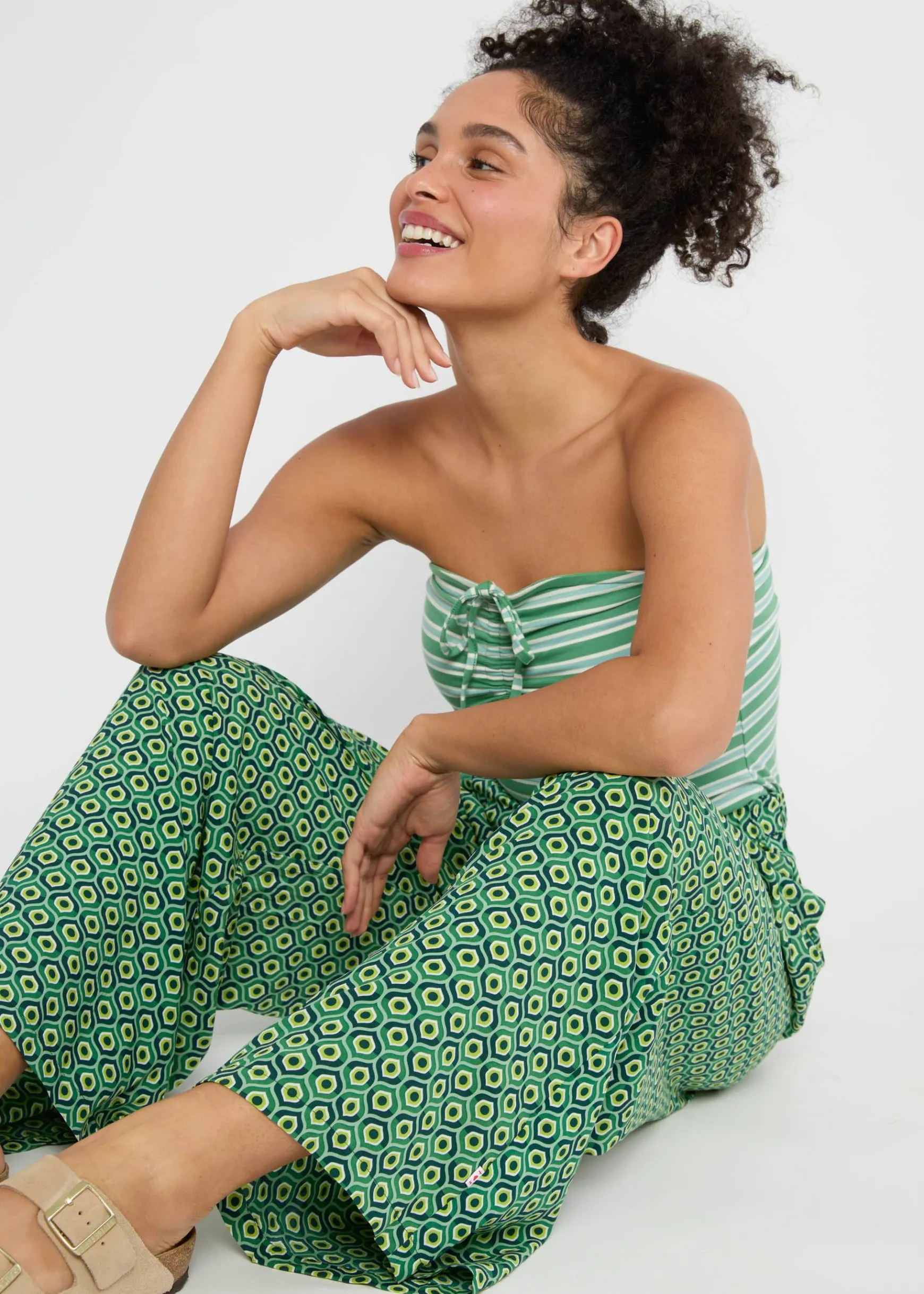 Damen Blutsgeschwister Stoffhosen|Sommerhosen|Sommerhose Breezy Palazzo