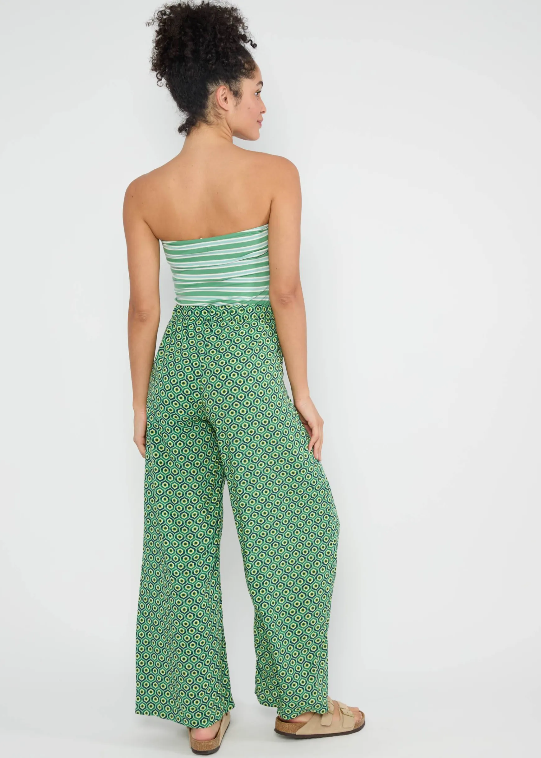 Damen Blutsgeschwister Stoffhosen|Sommerhosen|Sommerhose Breezy Palazzo