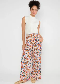 Damen Blutsgeschwister Stoffhosen|Sommerhosen|Sommerhose Breezy Palazzo