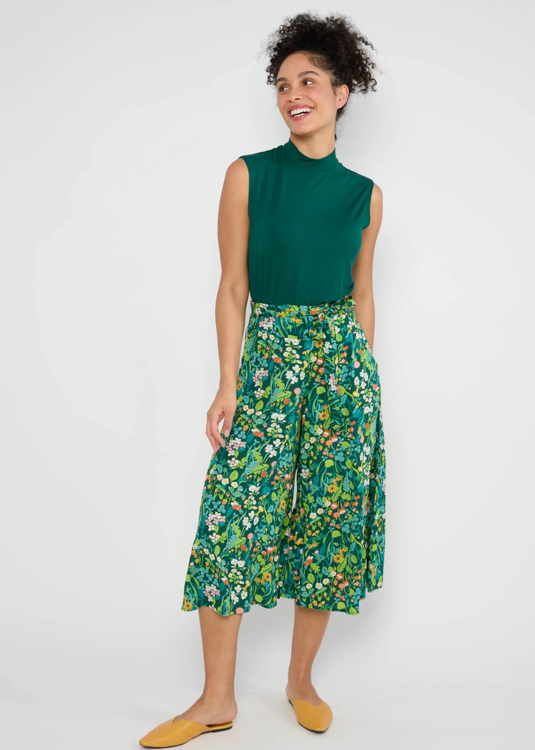 Damen Blutsgeschwister Stoffhosen|Culottes|Sommerhose Flotte Culottes