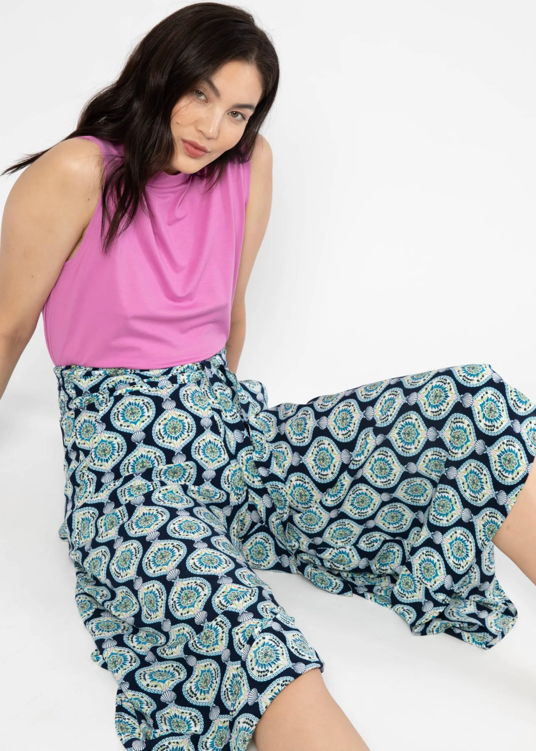 Damen Blutsgeschwister Stoffhosen|Culottes|Sommerhose Flotte Culottes