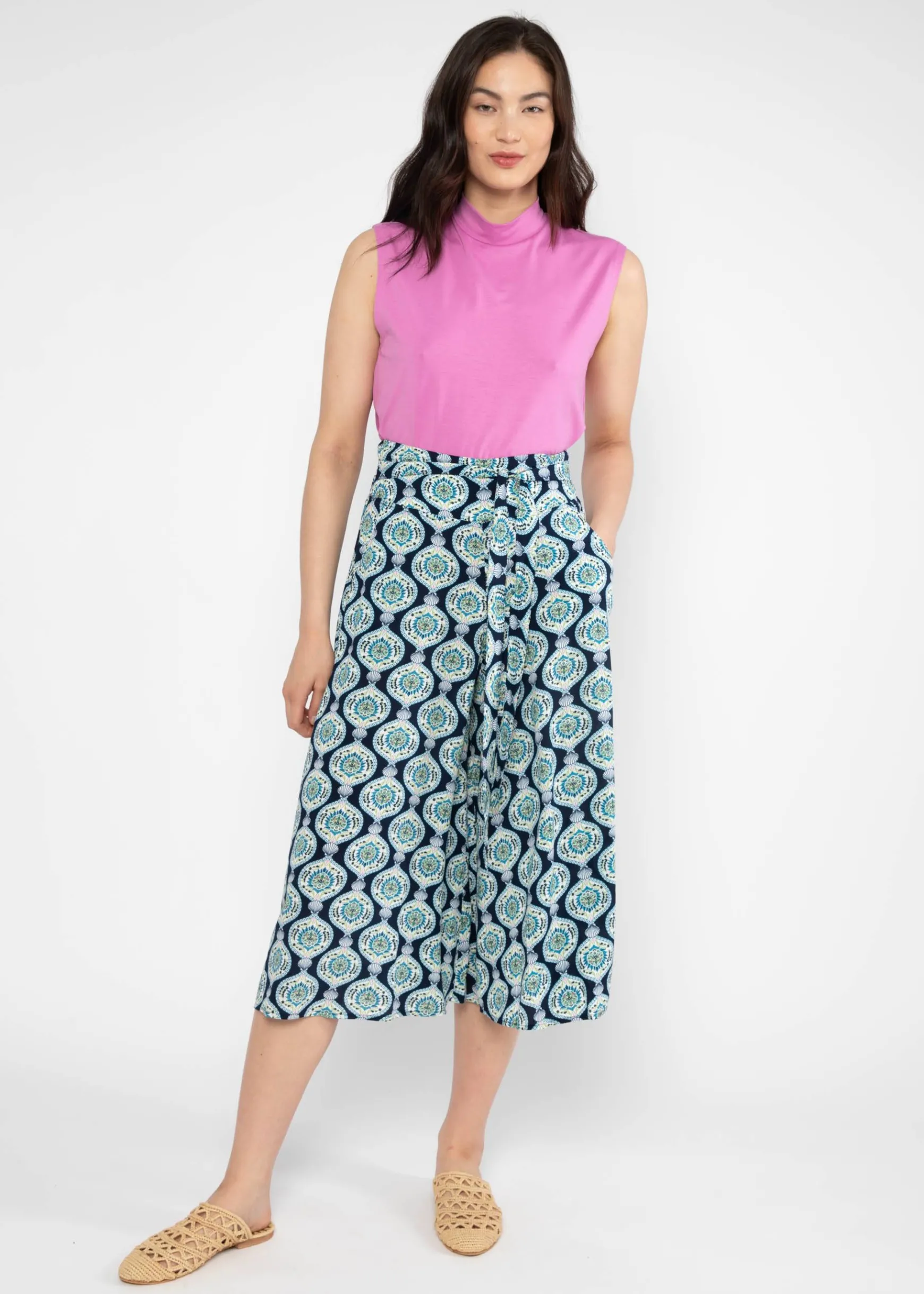Damen Blutsgeschwister Stoffhosen|Culottes|Sommerhose Flotte Culottes