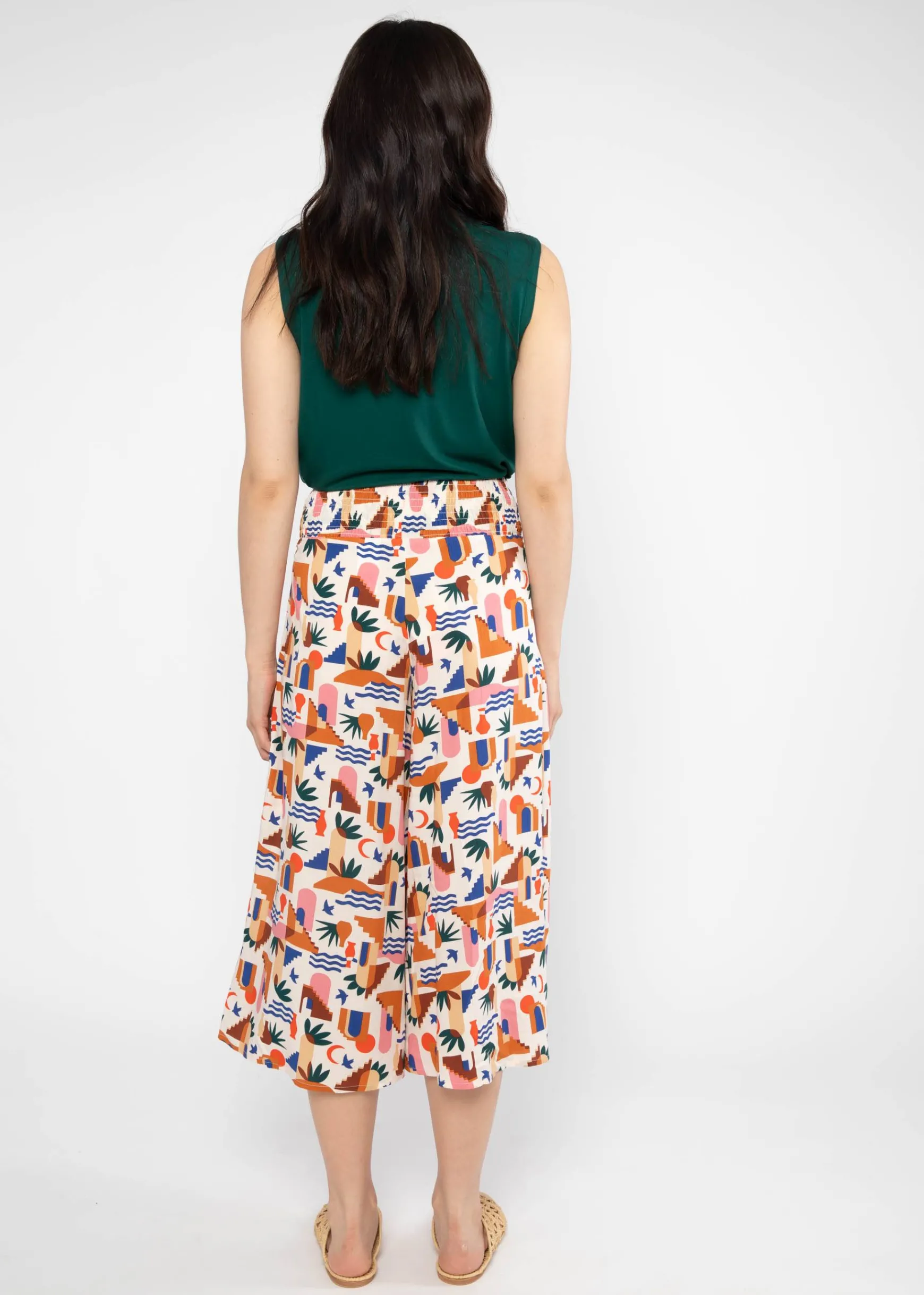Damen Blutsgeschwister Stoffhosen|Culottes|Sommerhose Flotte Culottes