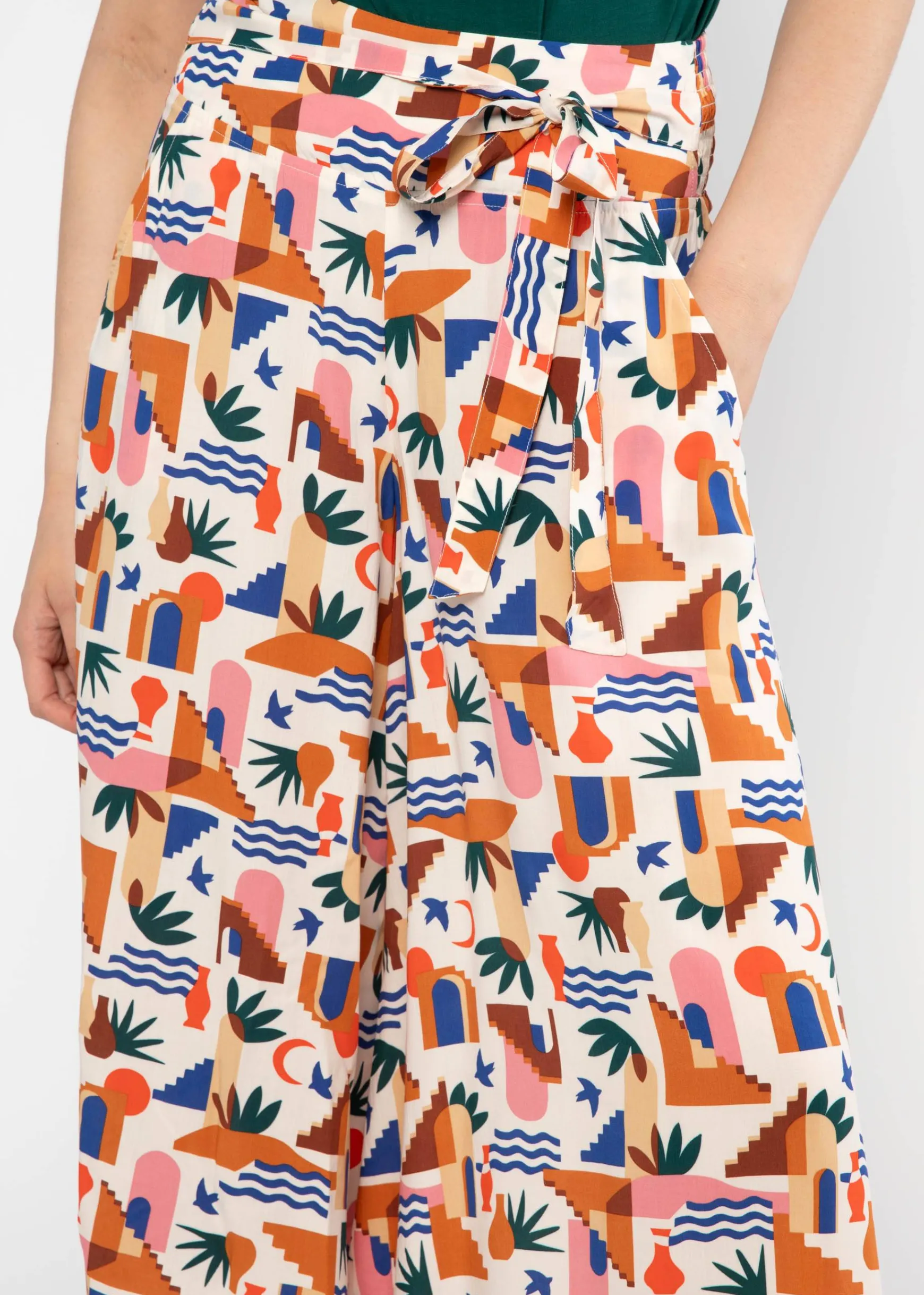 Damen Blutsgeschwister Stoffhosen|Culottes|Sommerhose Flotte Culottes
