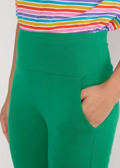 Damen Blutsgeschwister Stoffhosen|Sommerhosen|Sommerhose Logo Easy Flared