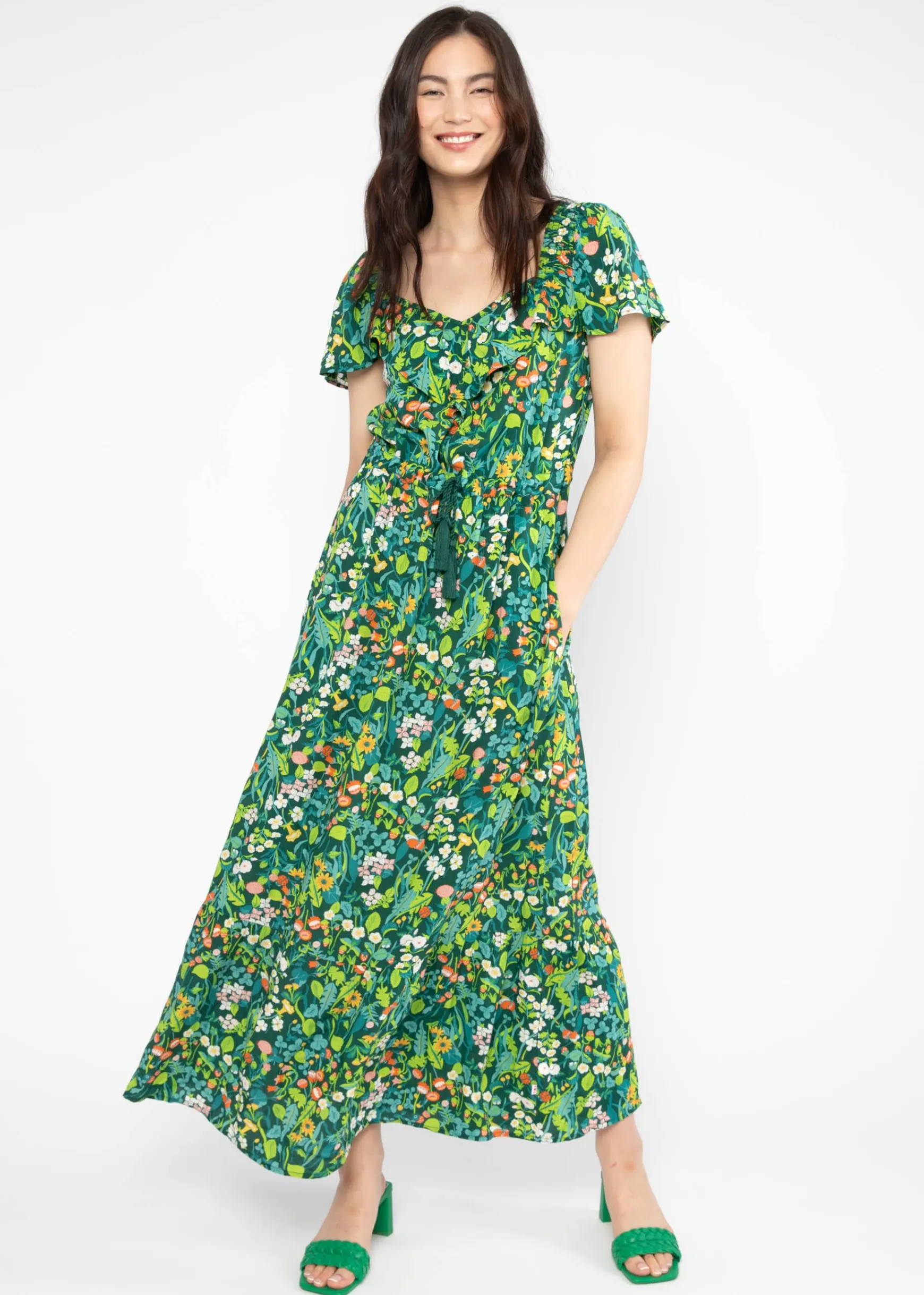 Damen Blutsgeschwister Maxikleider|Sommerkleid Breeze of Tenderness