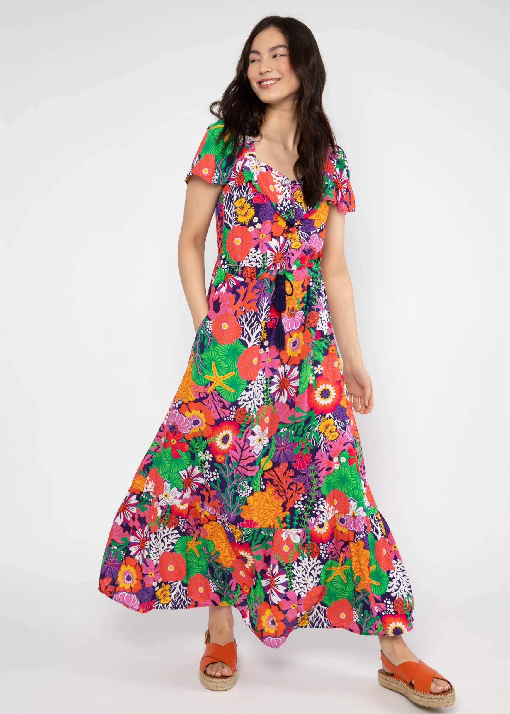 Damen Blutsgeschwister Maxikleider|Sommerkleid Breeze of Tenderness