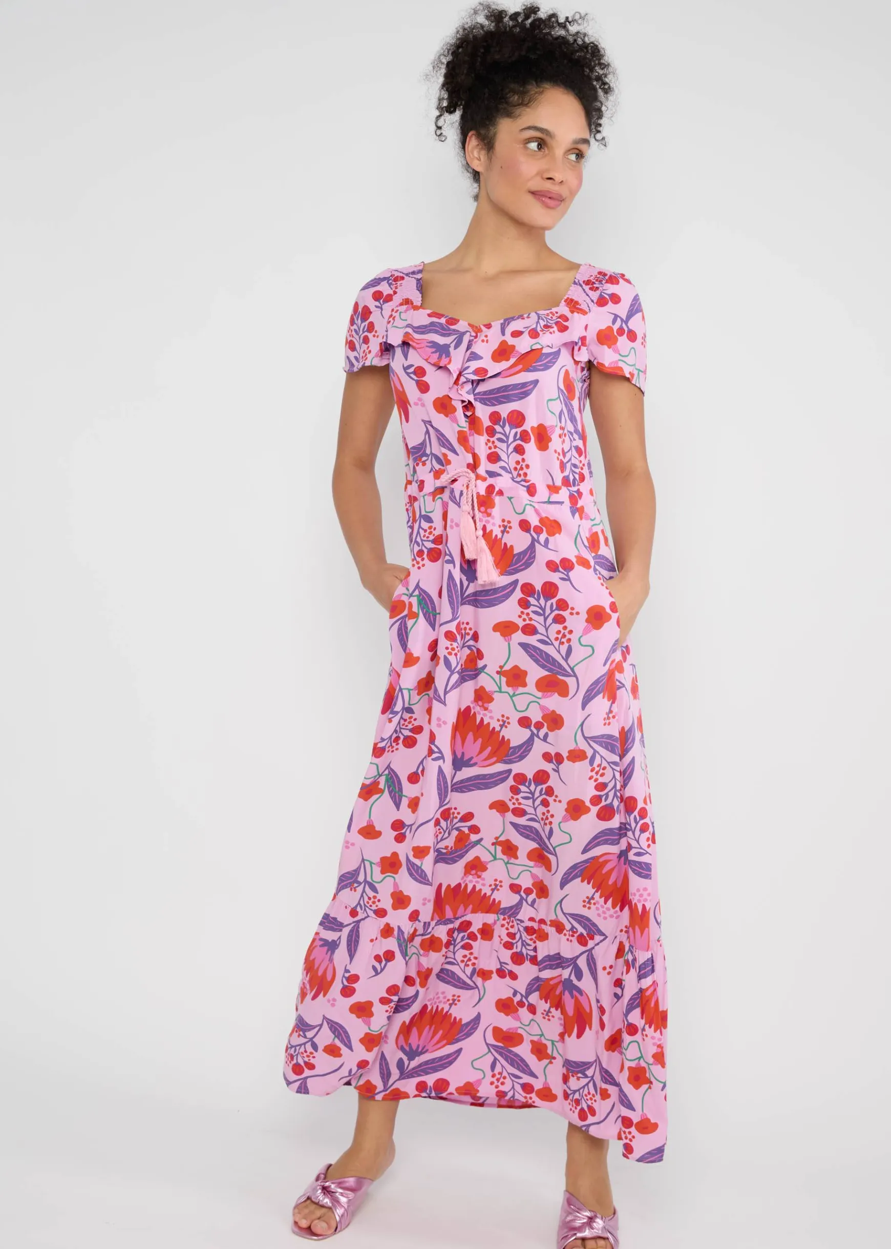 Damen Blutsgeschwister Maxikleider|Sommerkleid Breeze of Tenderness