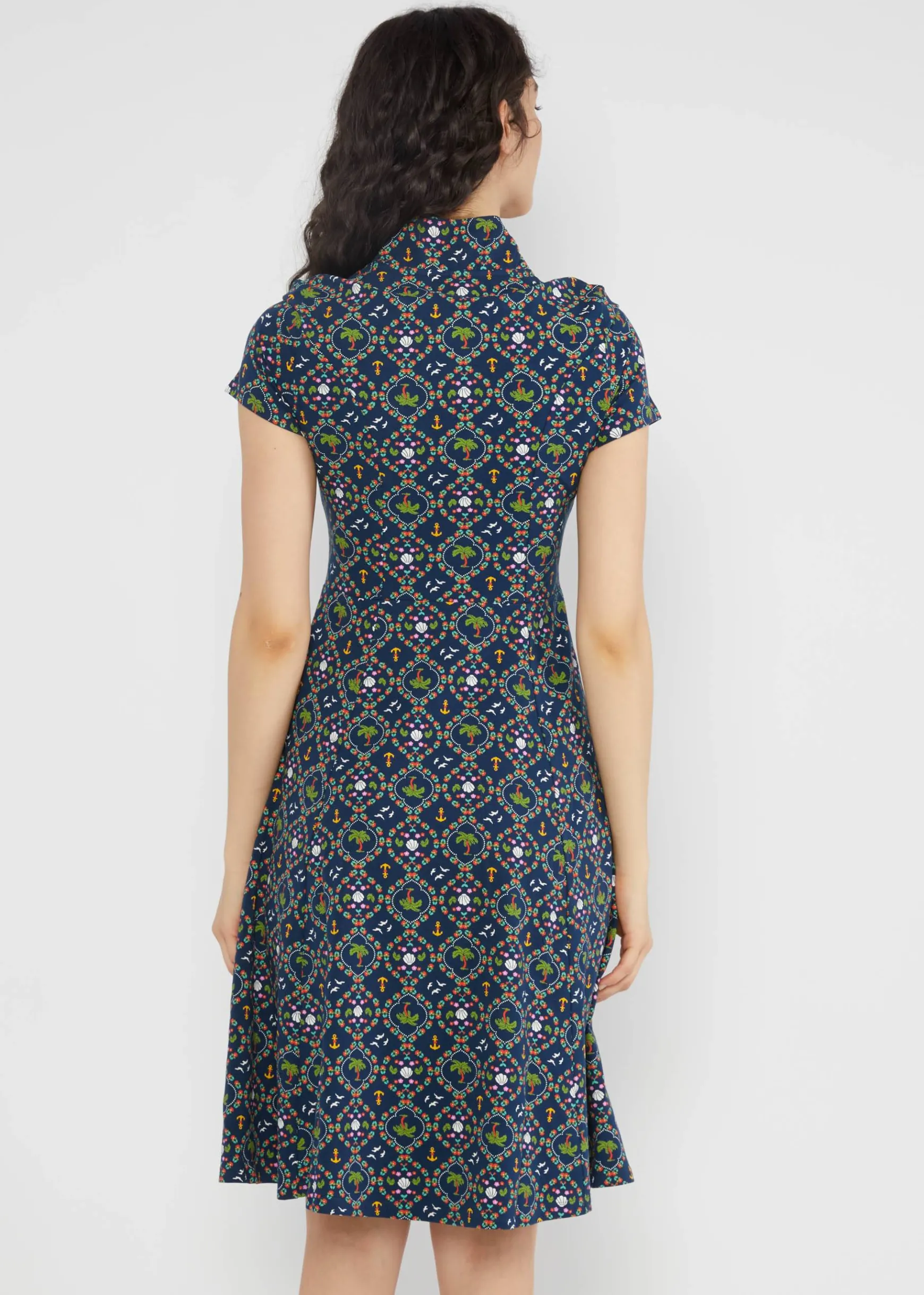 Damen Blutsgeschwister Jerseykleider|Knielange Kleider|Sommerkleid Gracious Allure