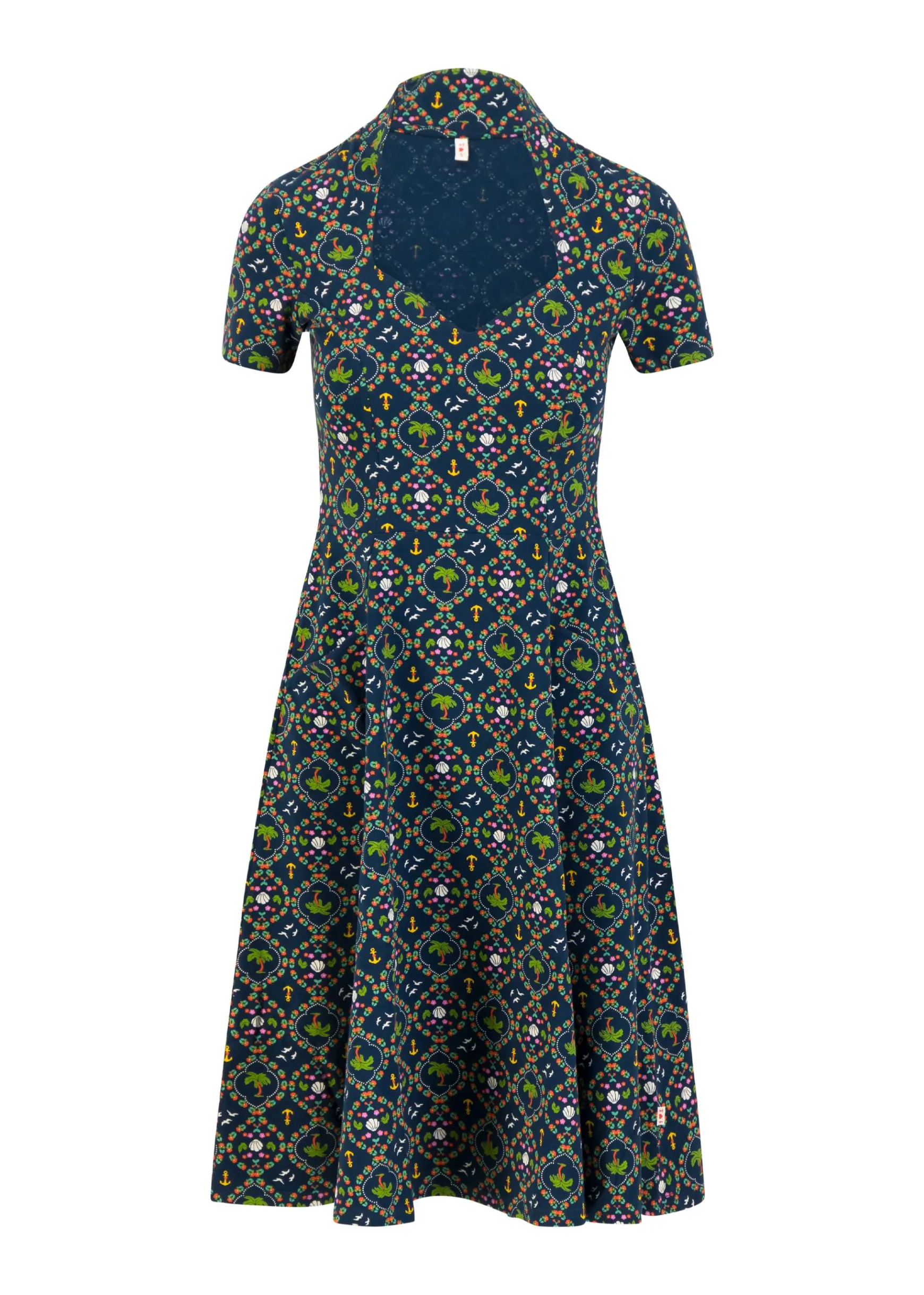 Damen Blutsgeschwister Jerseykleider|Knielange Kleider|Sommerkleid Gracious Allure