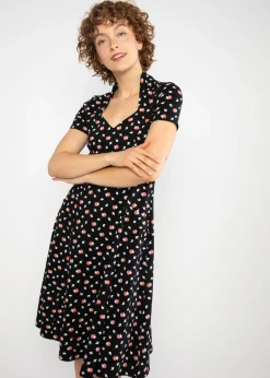 Damen Blutsgeschwister Jerseykleider|Knielange Kleider|Sommerkleid Gracious Allure