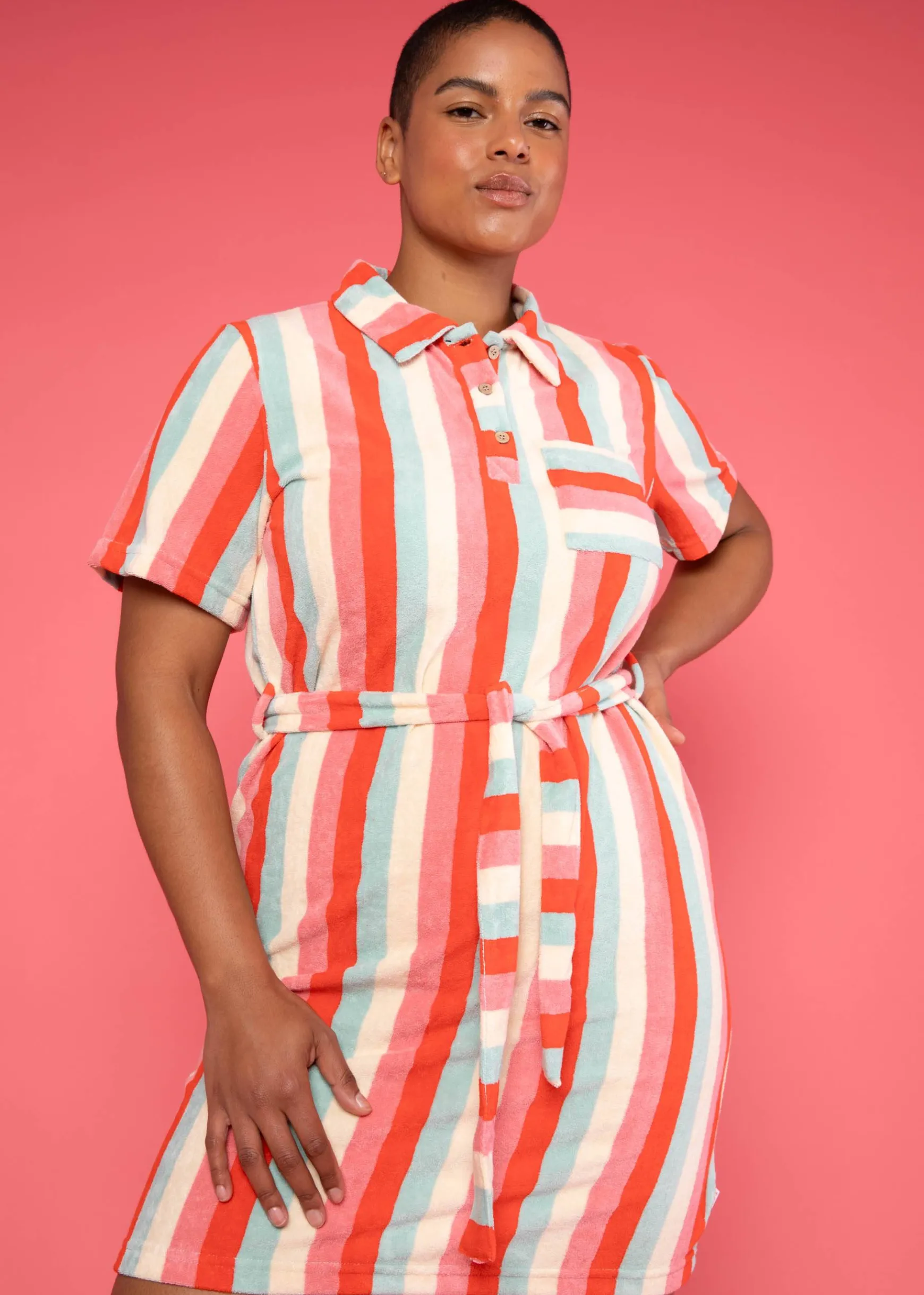 Damen Blutsgeschwister Minikleider|Sommerkleid Grand Slam Madame