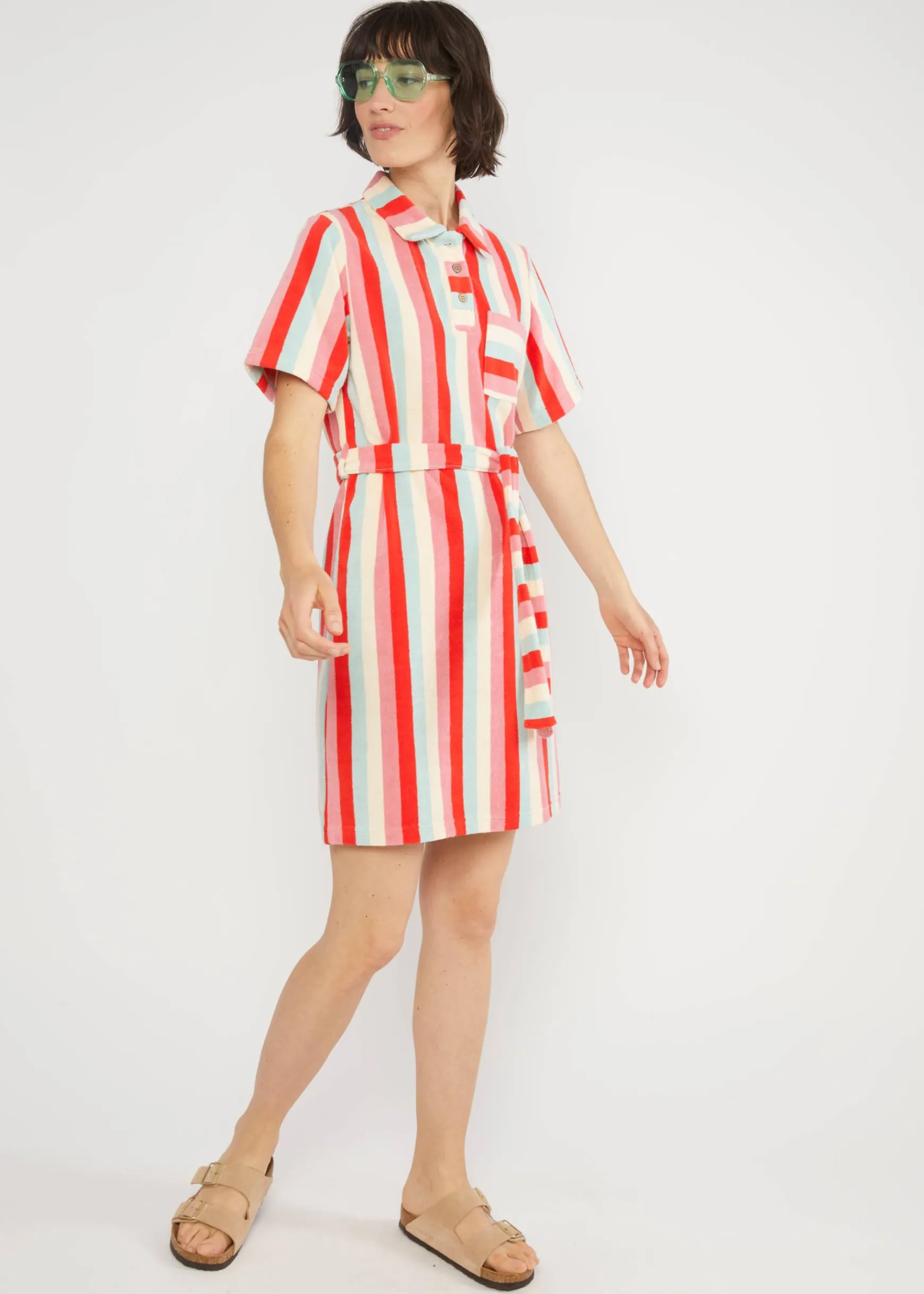 Damen Blutsgeschwister Minikleider|Sommerkleid Grand Slam Madame
