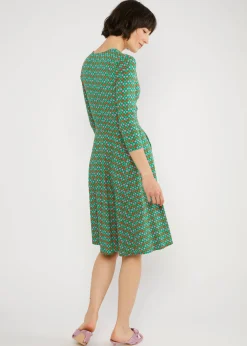 Damen Blutsgeschwister Jerseykleider|Knielange Kleider|Sommerkleid Hot Knot Power