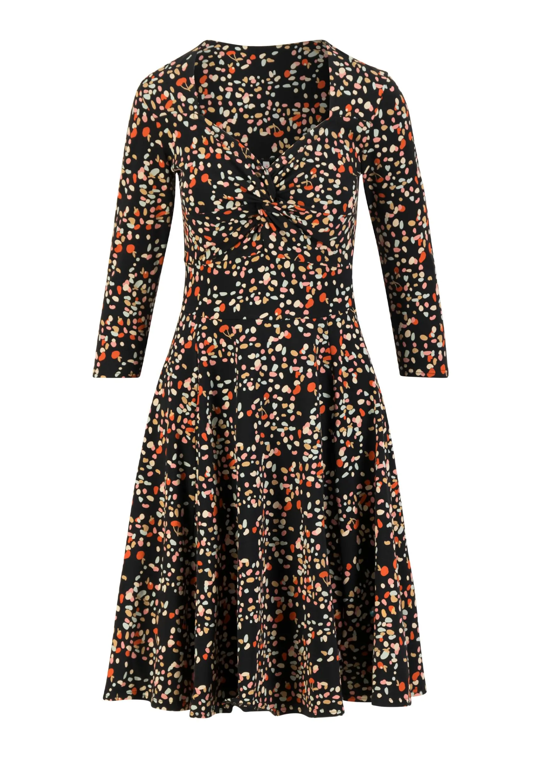 Damen Blutsgeschwister Jerseykleider|Knielange Kleider|Sommerkleid Hot Knot Power