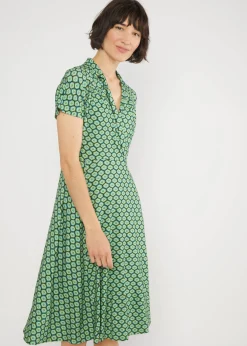 Damen Blutsgeschwister Jerseykleider|Knielange Kleider|Sommerkleid Hu00E9doniste d'u00C9tu00E9