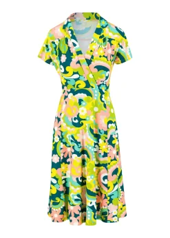 Damen Blutsgeschwister Jerseykleider|Knielange Kleider|Sommerkleid Hu00E9doniste d'u00C9tu00E9