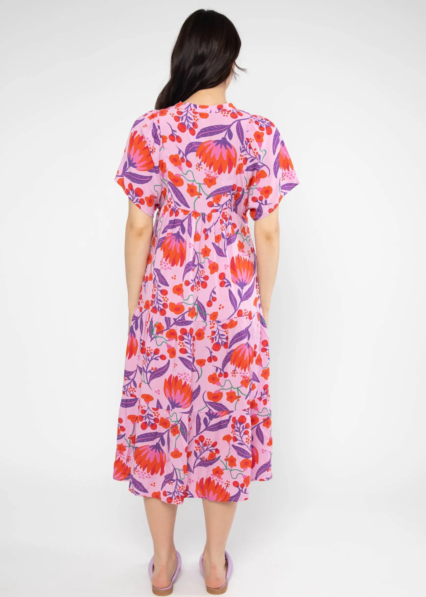 Damen Blutsgeschwister Midikleider|Sommerkleid Saint Tropen