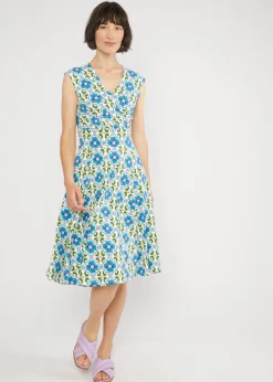 Damen Blutsgeschwister Jerseykleider|Knielange Kleider|Sommerkleid Shalala Tralala in Love