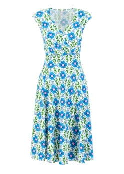 Damen Blutsgeschwister Jerseykleider|Knielange Kleider|Sommerkleid Shalala Tralala in Love