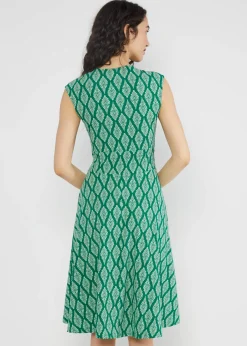 Damen Blutsgeschwister Jerseykleider|Knielange Kleider|Sommerkleid Shalala Tralala in Love