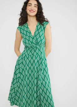 Damen Blutsgeschwister Jerseykleider|Knielange Kleider|Sommerkleid Shalala Tralala in Love