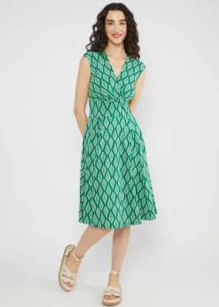 Damen Blutsgeschwister Jerseykleider|Knielange Kleider|Sommerkleid Shalala Tralala in Love
