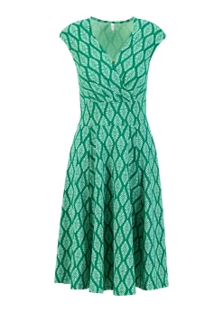 Damen Blutsgeschwister Jerseykleider|Knielange Kleider|Sommerkleid Shalala Tralala in Love